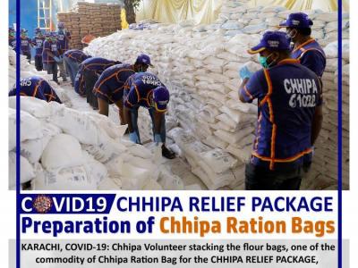 COVID-19 Chhipa Relief Package Preparation For Chhipa Ration Bags
